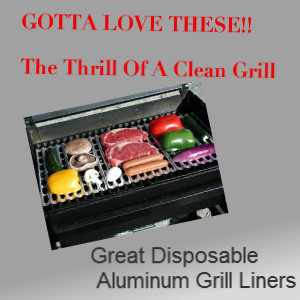 disposable aluminum grill liner