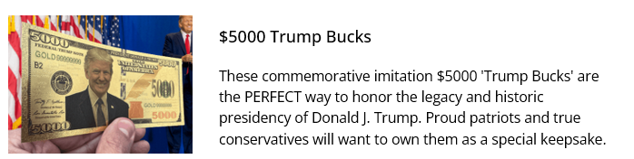 Donald Trump Gag Gift - Trump Bucks